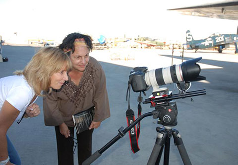 Director Roberta Grossman and producer Nancy Spielberg, Camarillo, CA