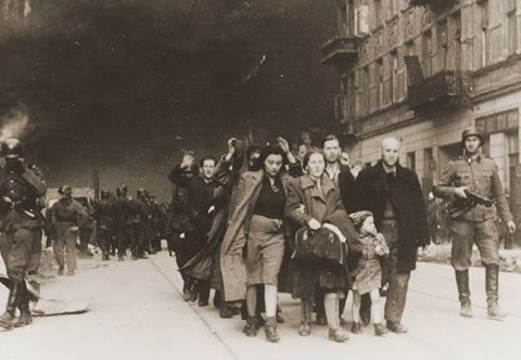 Jewish citizens during Ghetto Uprising